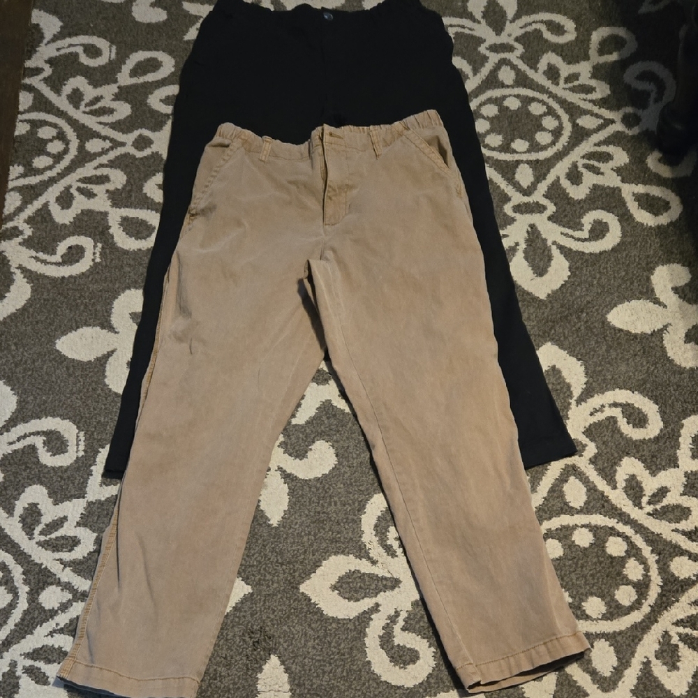 Old Navy OG Chinos Black and Tan Bundle